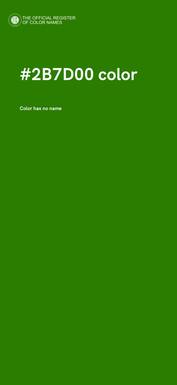 #2B7D00 color image