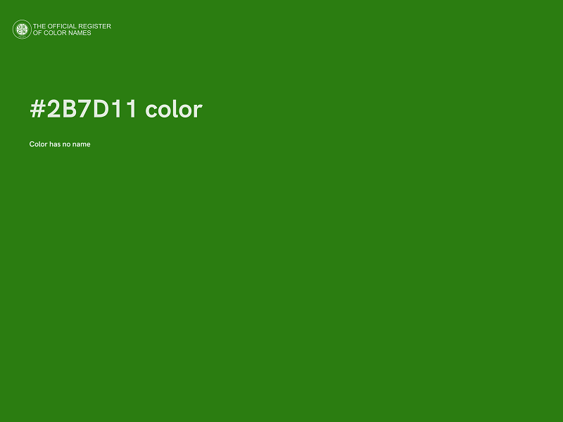 #2B7D11 color image