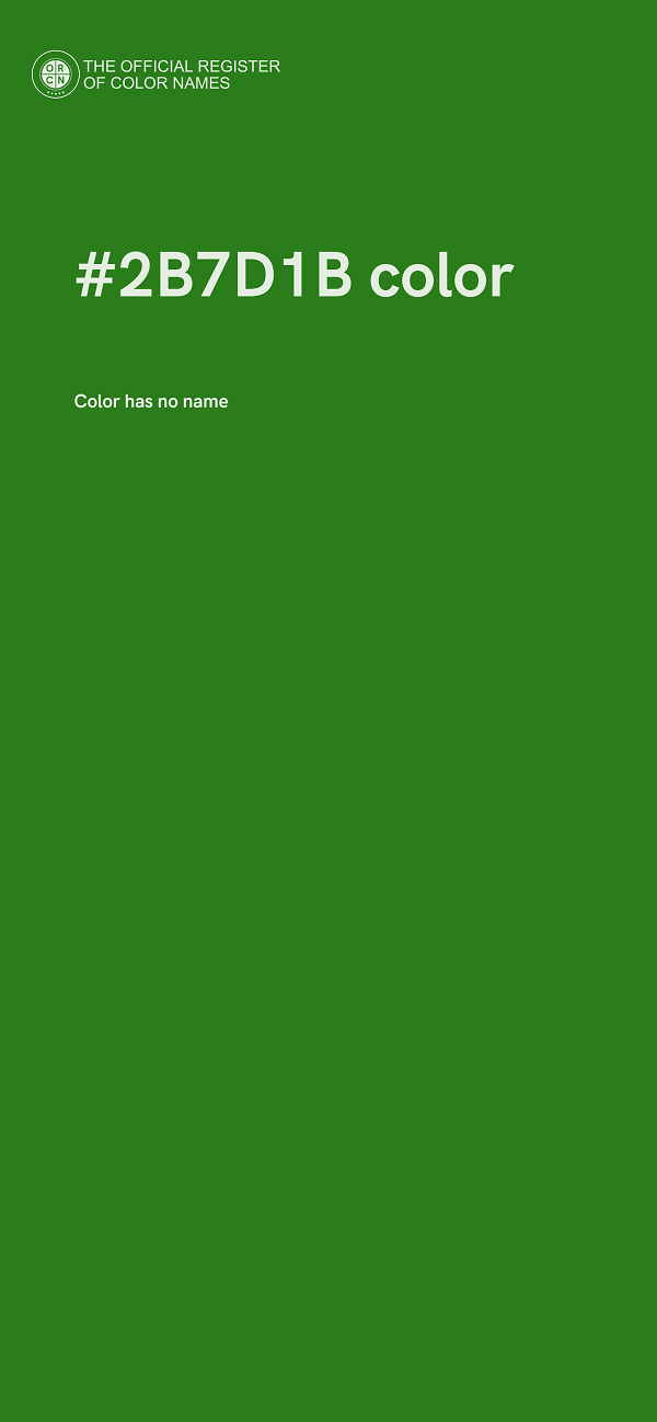 #2B7D1B color image