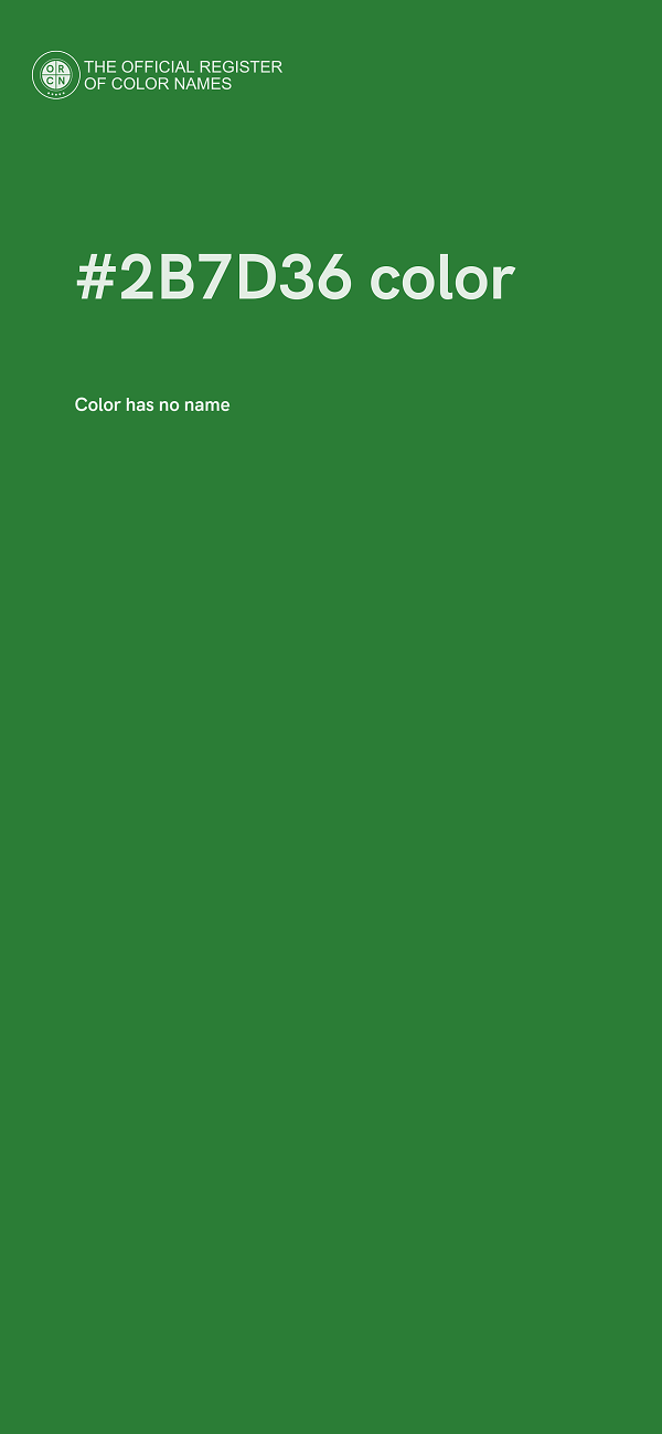 #2B7D36 color image