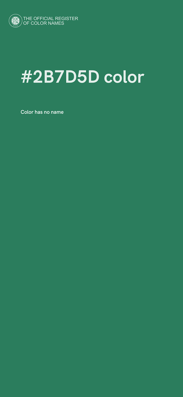 #2B7D5D color image