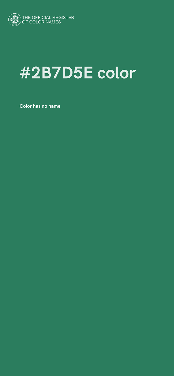 #2B7D5E color image