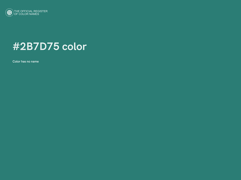 #2B7D75 color image