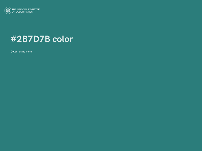 #2B7D7B color image