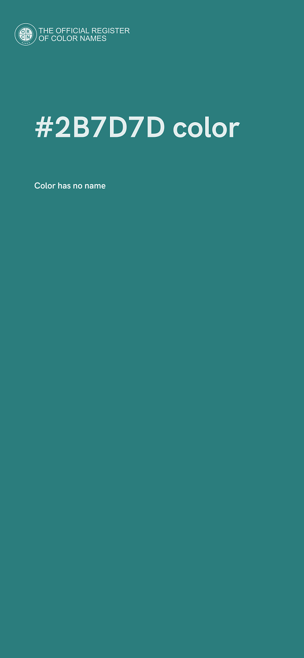 #2B7D7D color image