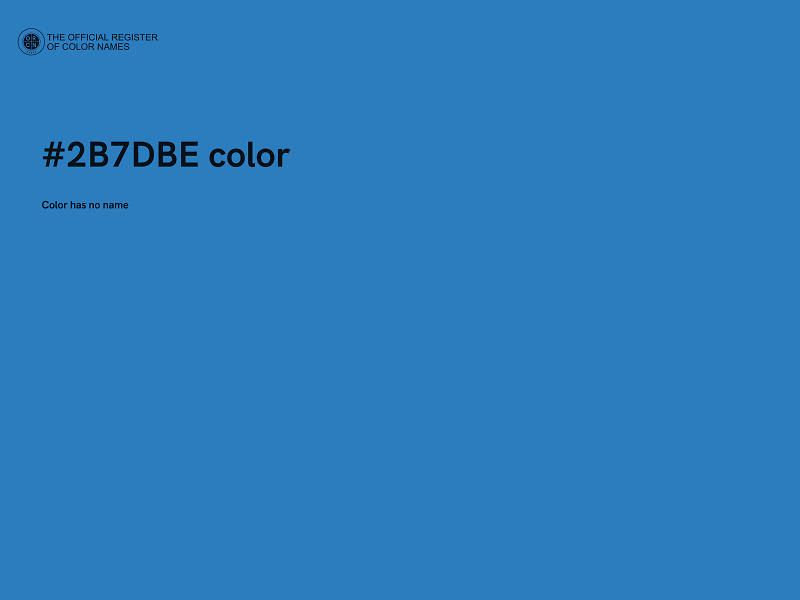 #2B7DBE color image