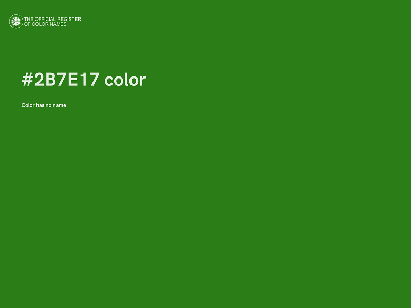 #2B7E17 color image