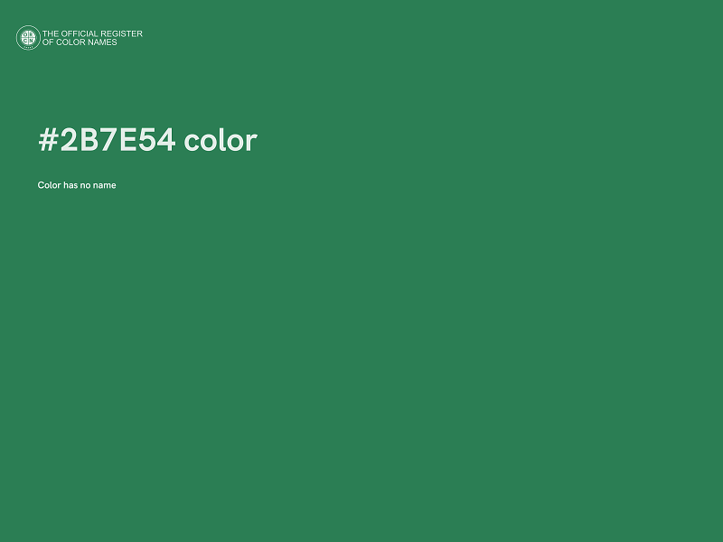 #2B7E54 color image