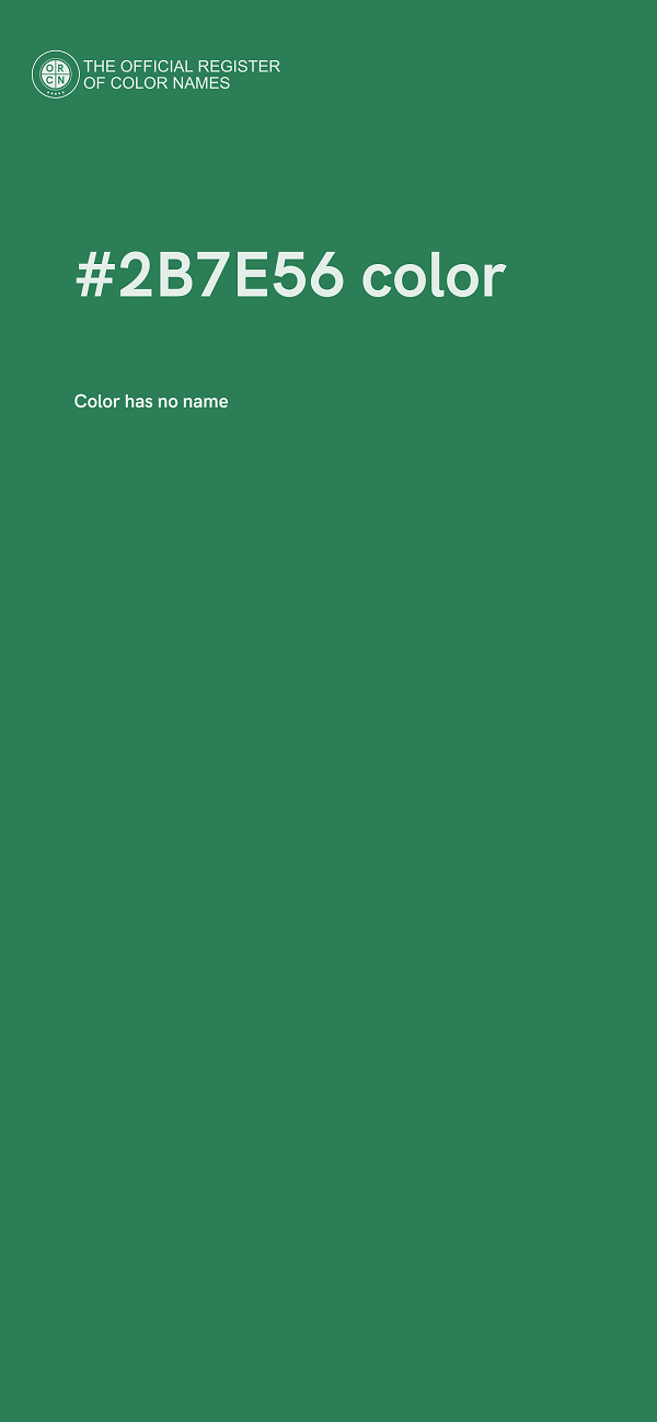 #2B7E56 color image