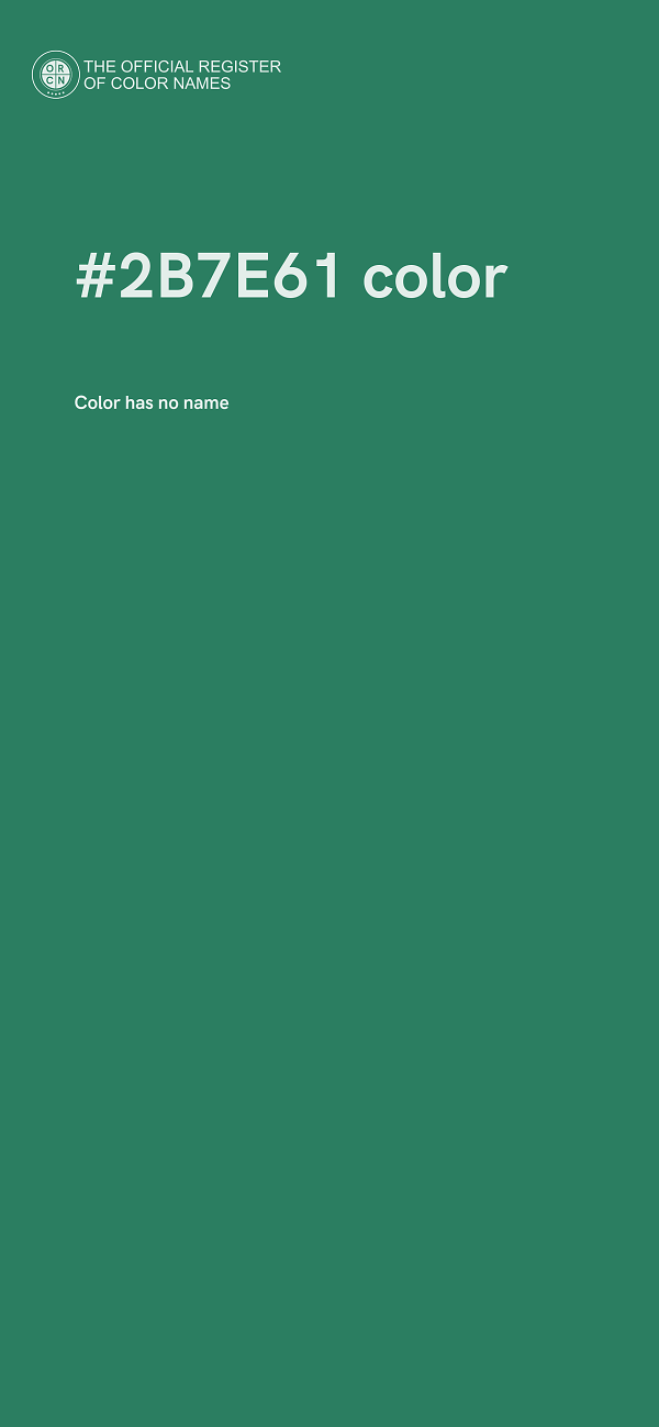 #2B7E61 color image