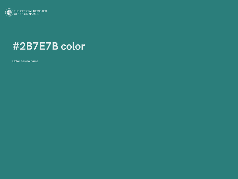 #2B7E7B color image