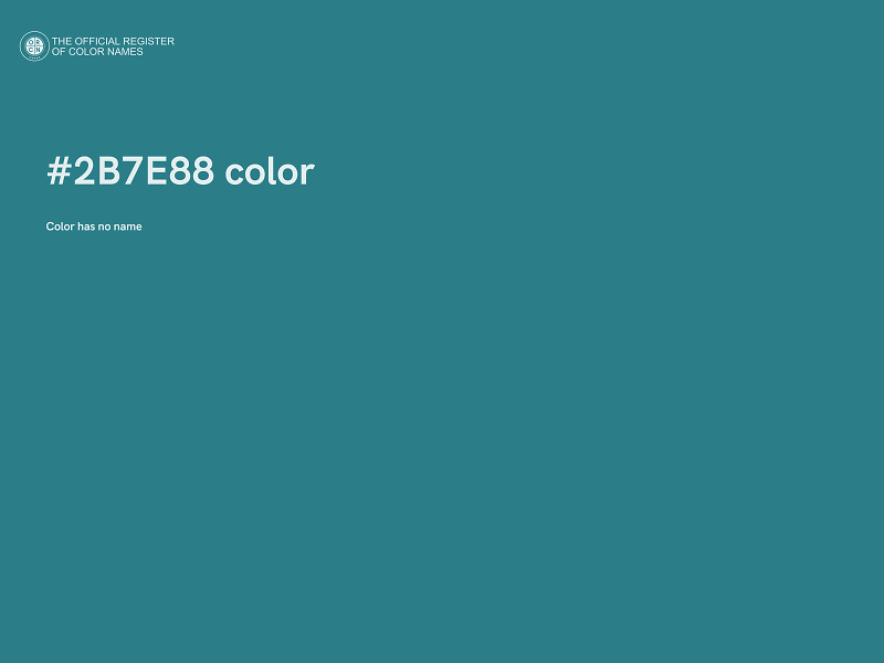 #2B7E88 color image