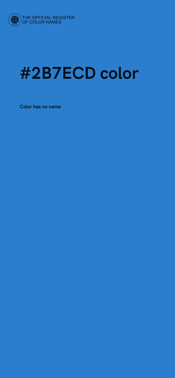 #2B7ECD color image