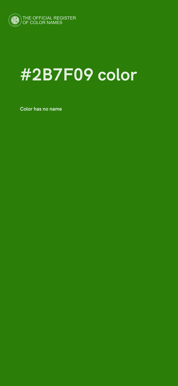 #2B7F09 color image
