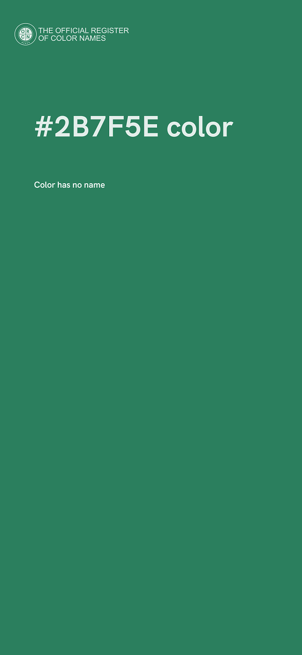 #2B7F5E color image