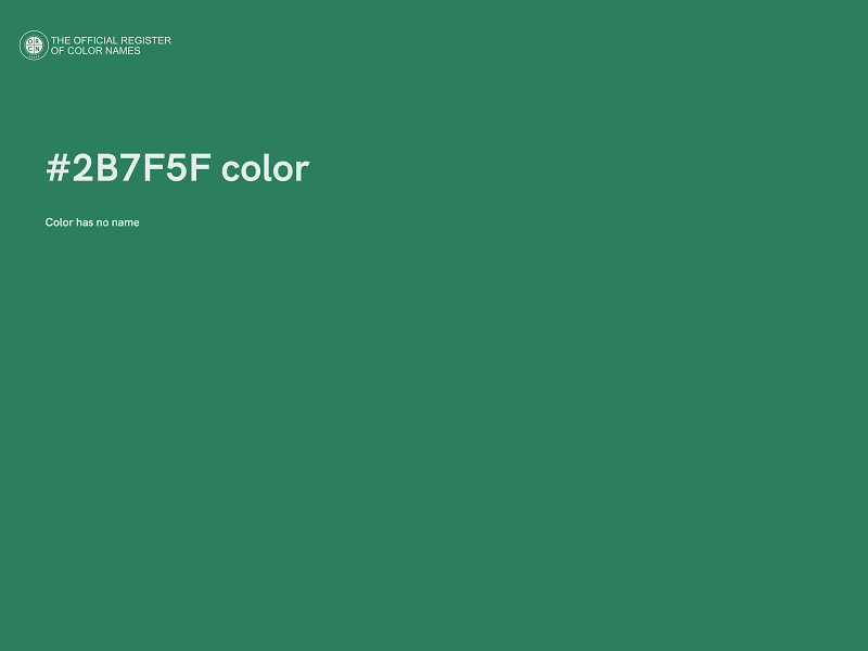 #2B7F5F color image