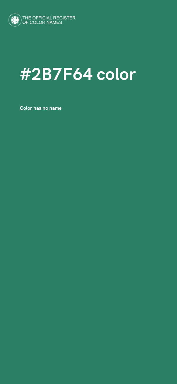 #2B7F64 color image