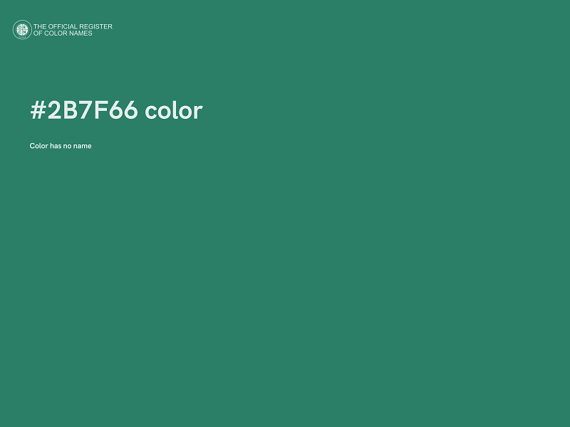 #2B7F66 color image