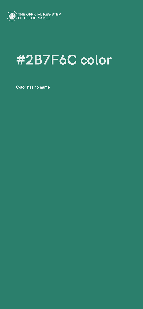 #2B7F6C color image