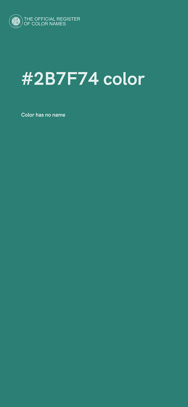 #2B7F74 color image