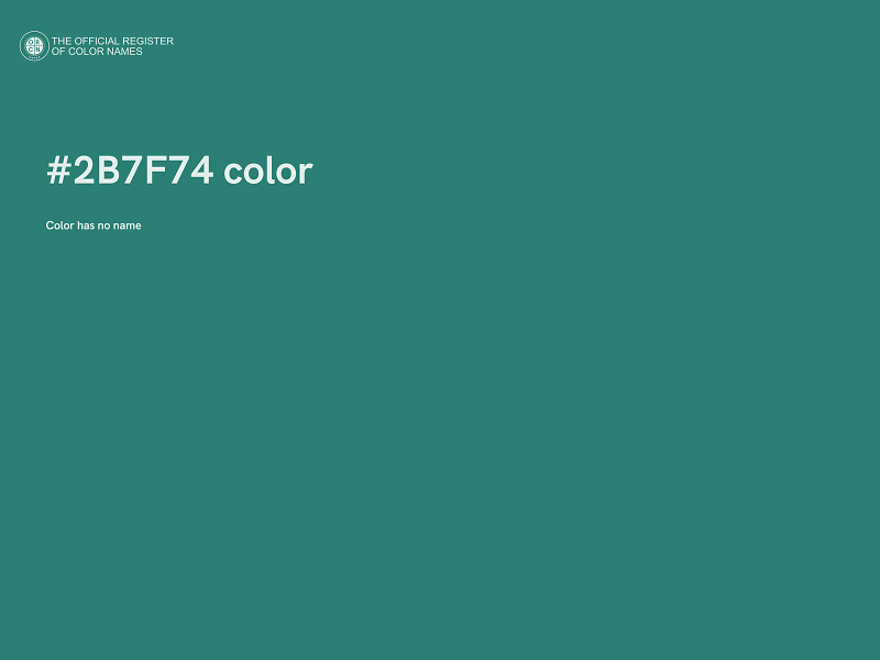 #2B7F74 color image