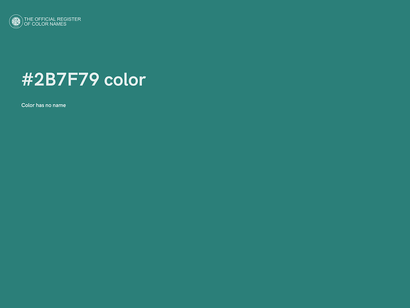 #2B7F79 color image