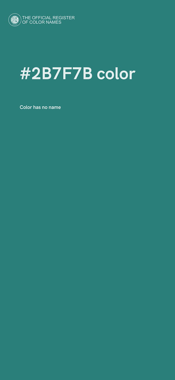 #2B7F7B color image