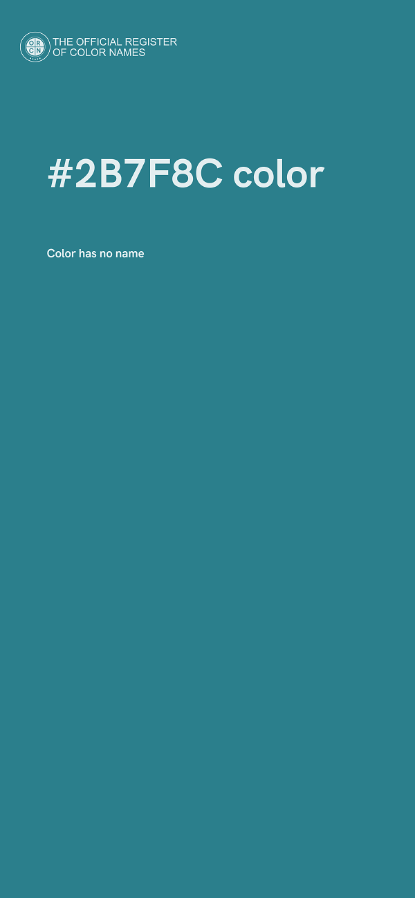 #2B7F8C color image