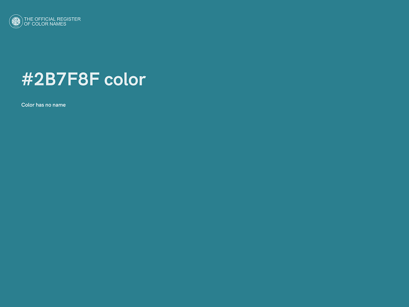 #2B7F8F color image