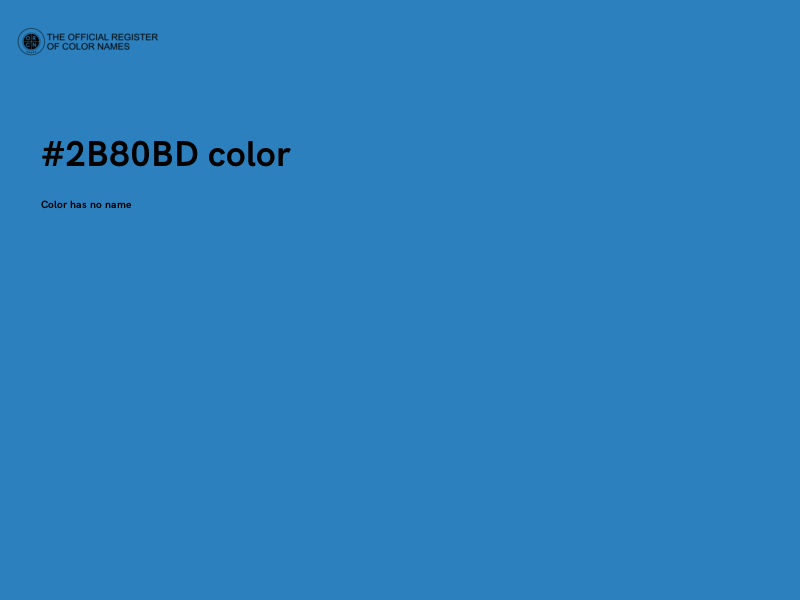 #2B80BD color image