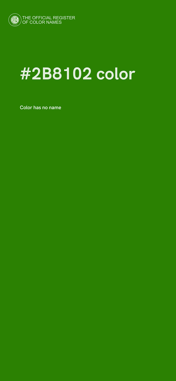 #2B8102 color image