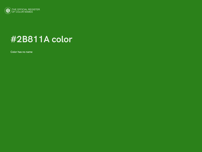 #2B811A color image