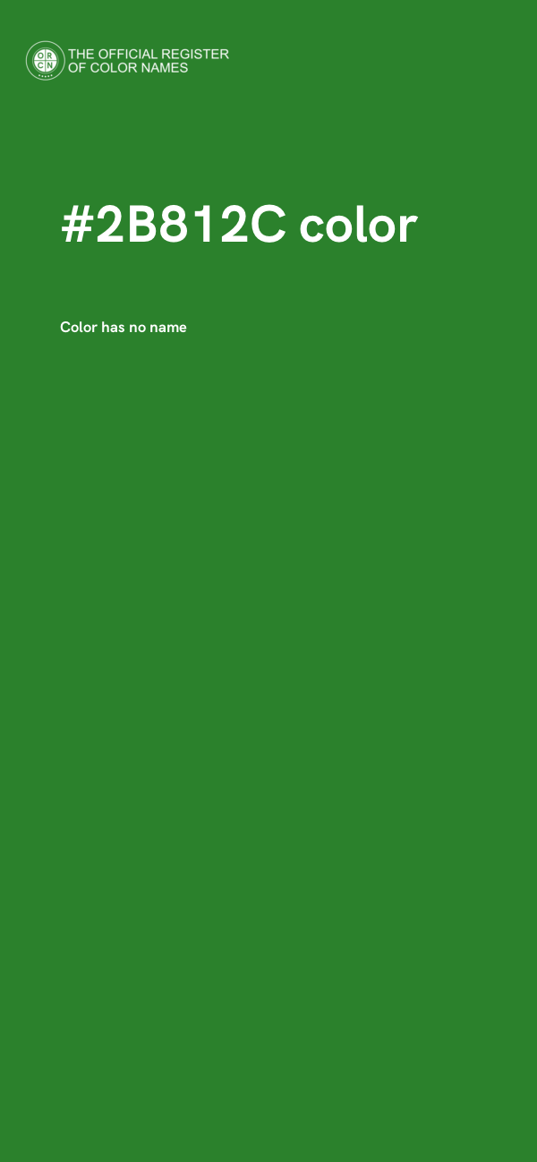 #2B812C color image