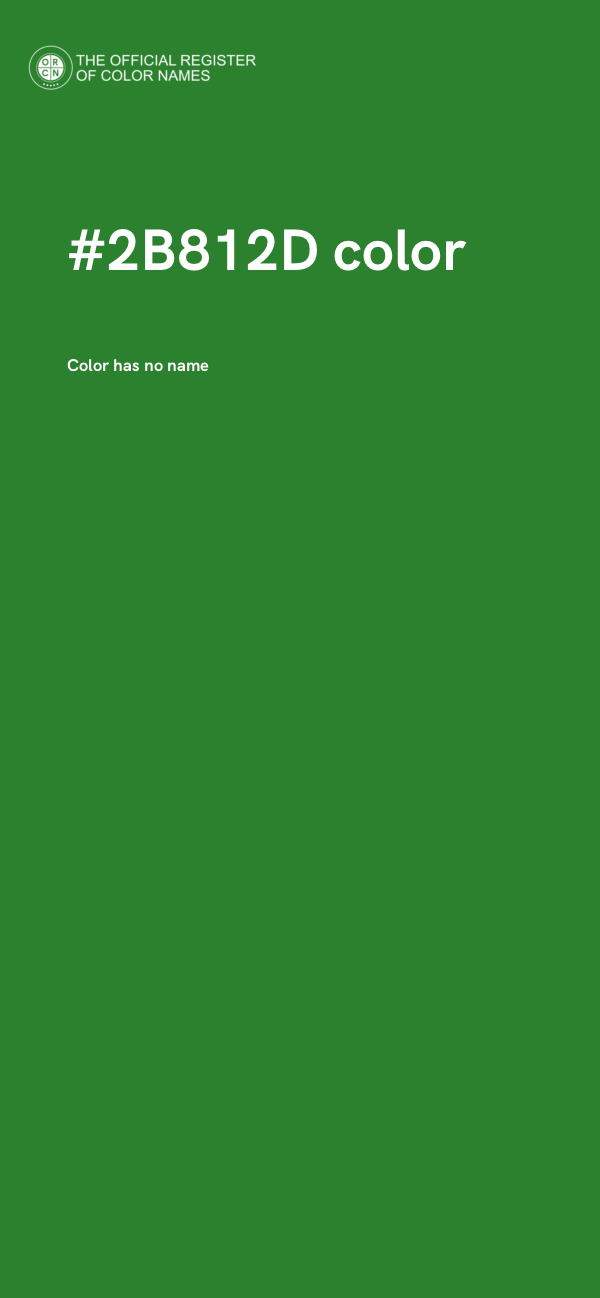 #2B812D color image