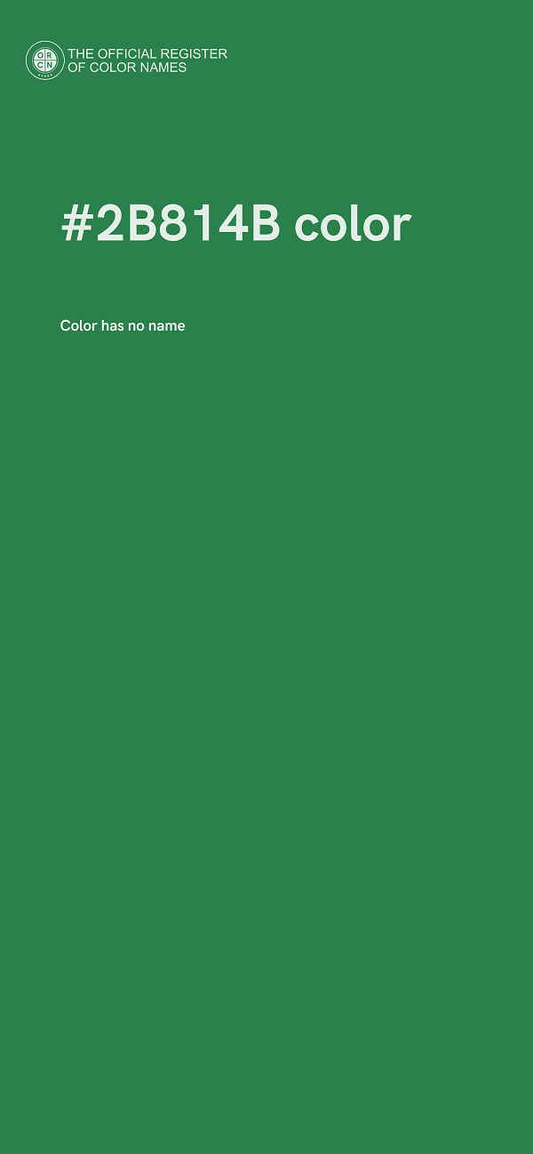 #2B814B color image