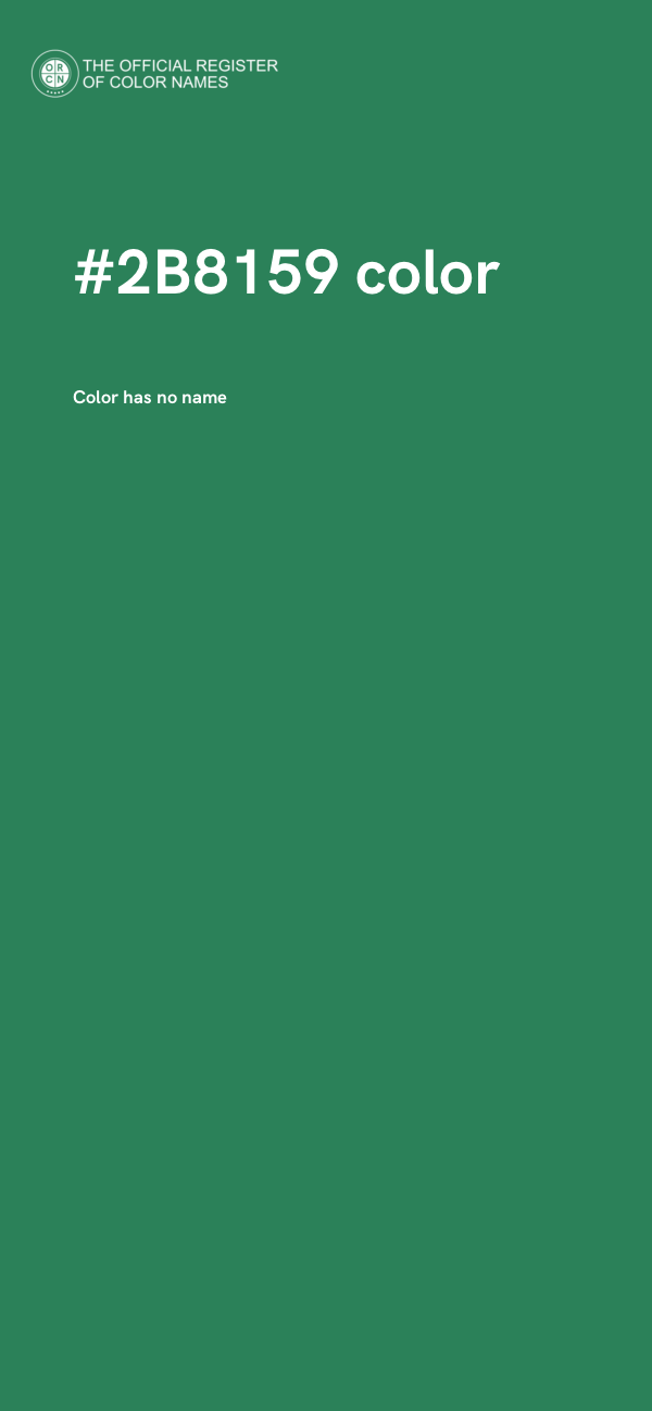 #2B8159 color image