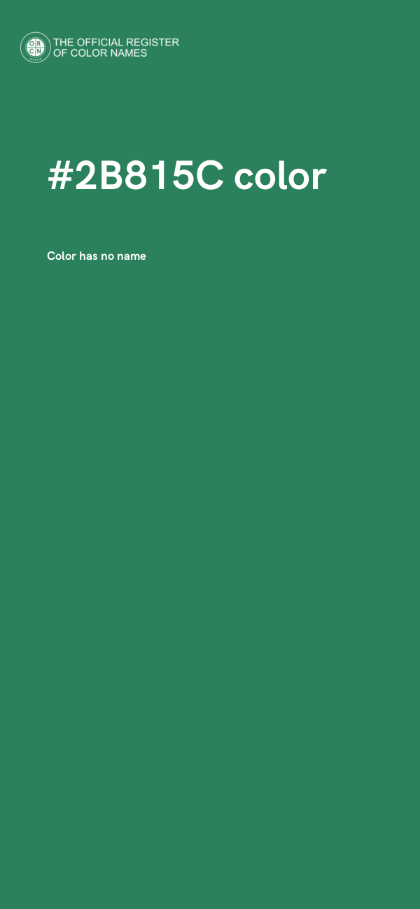 #2B815C color image