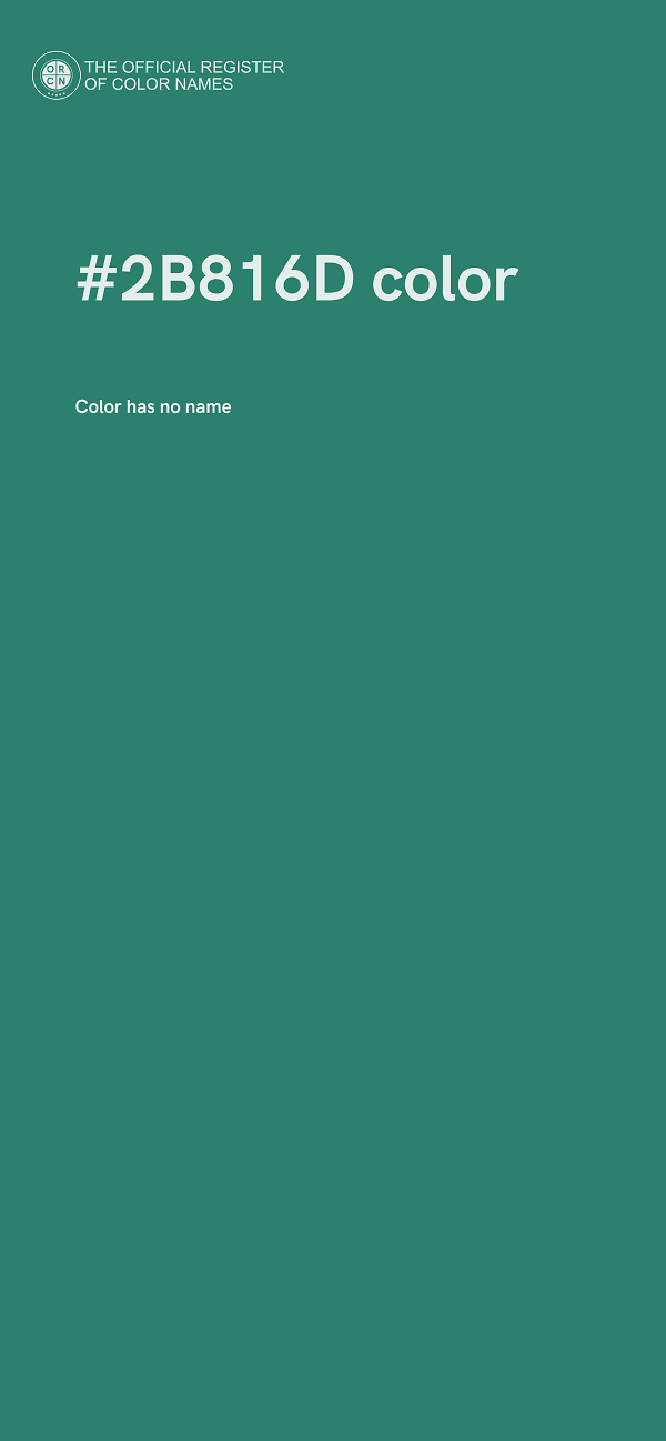 #2B816D color image