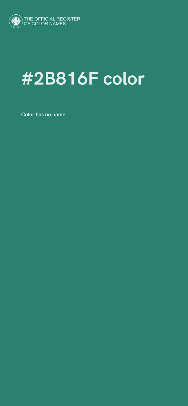 #2B816F color image