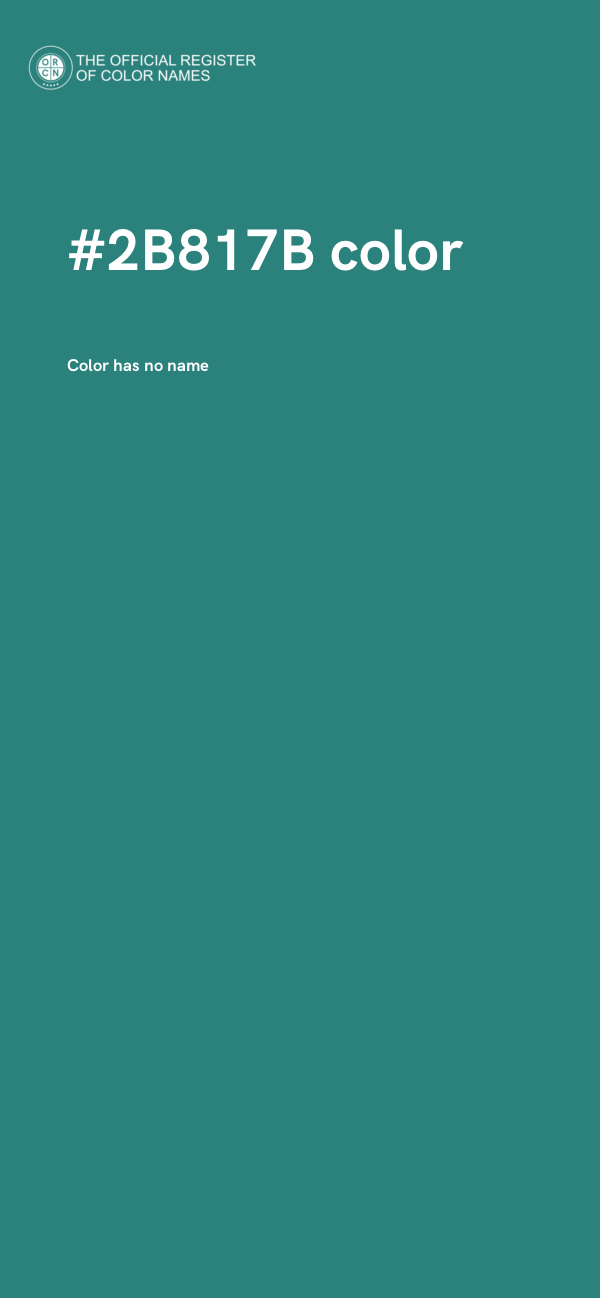#2B817B color image