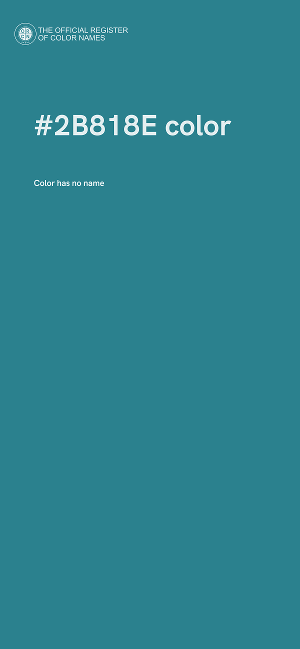 #2B818E color image