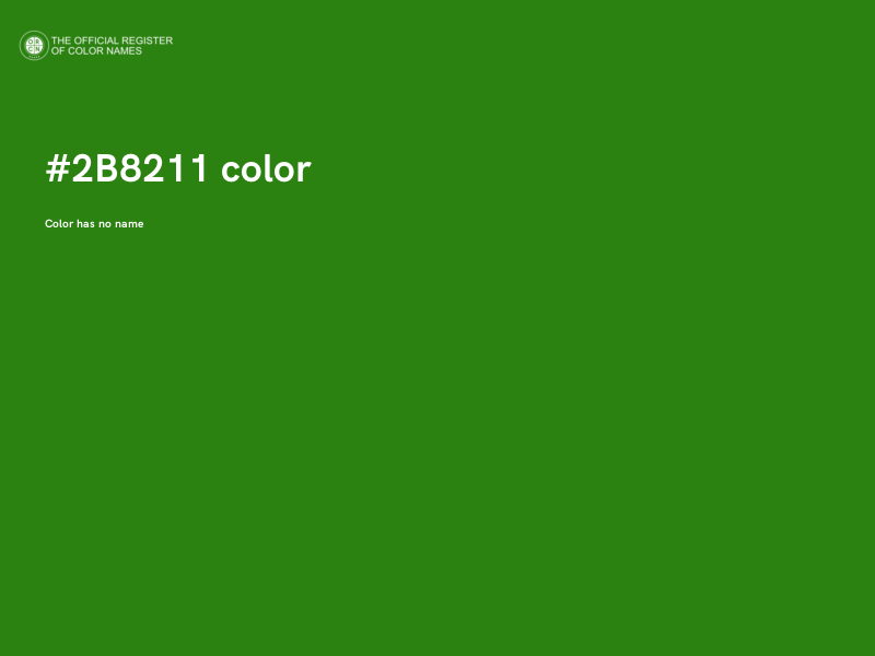 #2B8211 color image