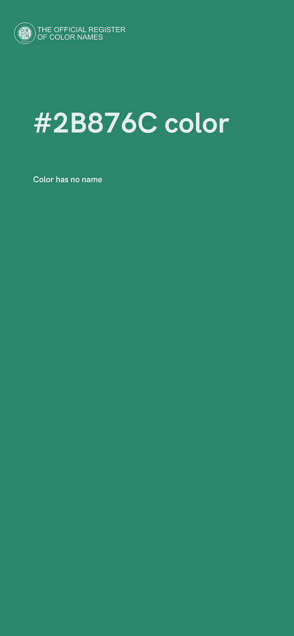 #2B876C color image