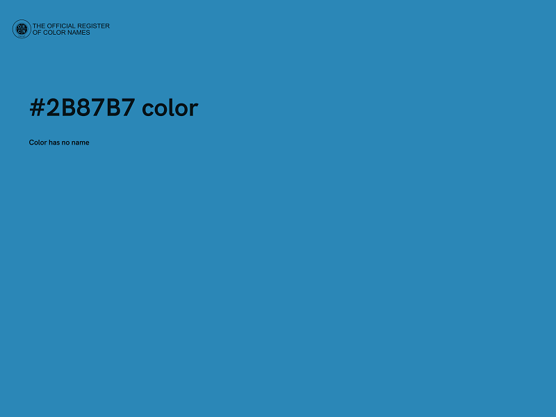 #2B87B7 color image