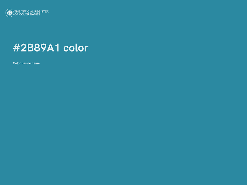 #2B89A1 color image