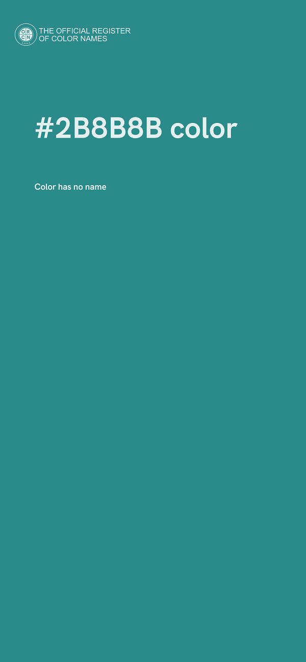 #2B8B8B color image