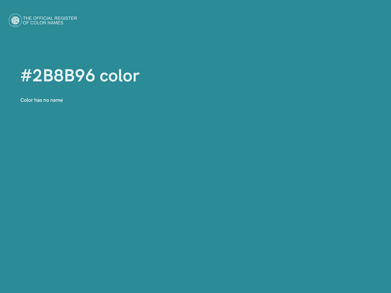 #2B8B96 color image
