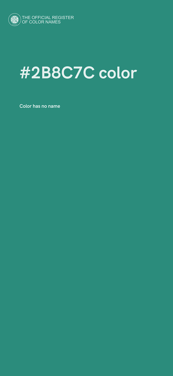 #2B8C7C color image