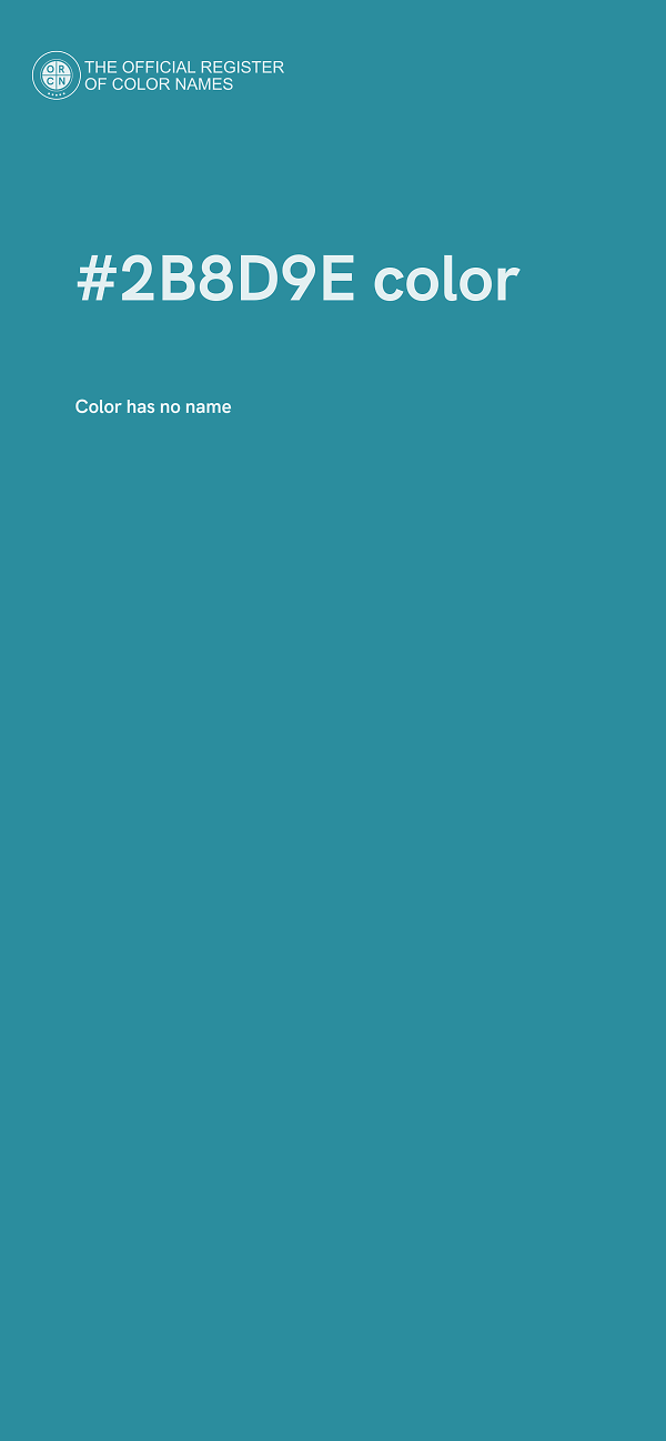 #2B8D9E color image