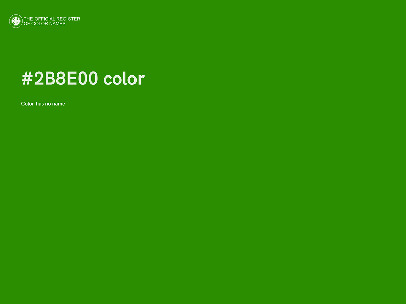 #2B8E00 color image